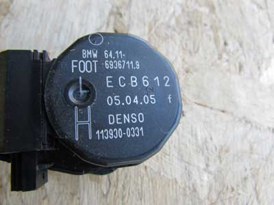 BMW AC Actuator For Foot Room Flaps 64116936711 2003-2008 E85 E86 Z43